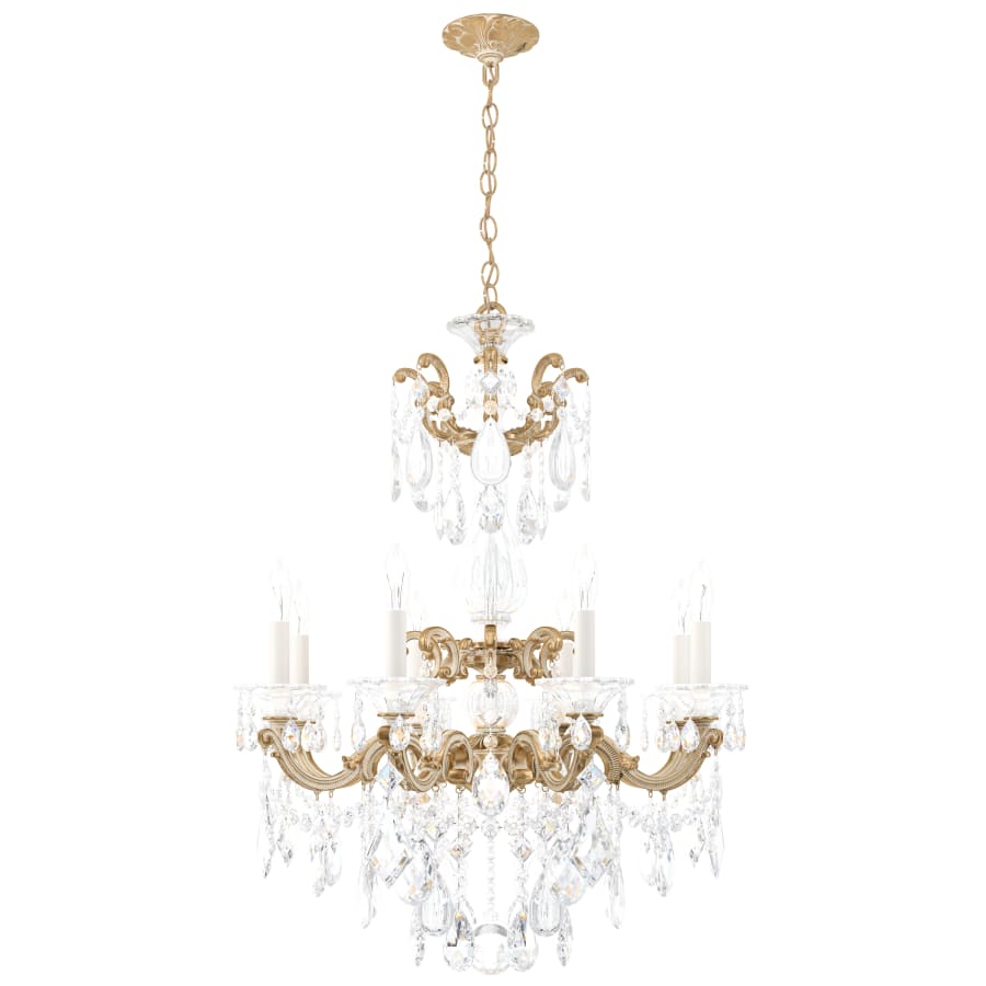 Schonbek La Scala 8 Light 25" Wide Crystal Chandelier
