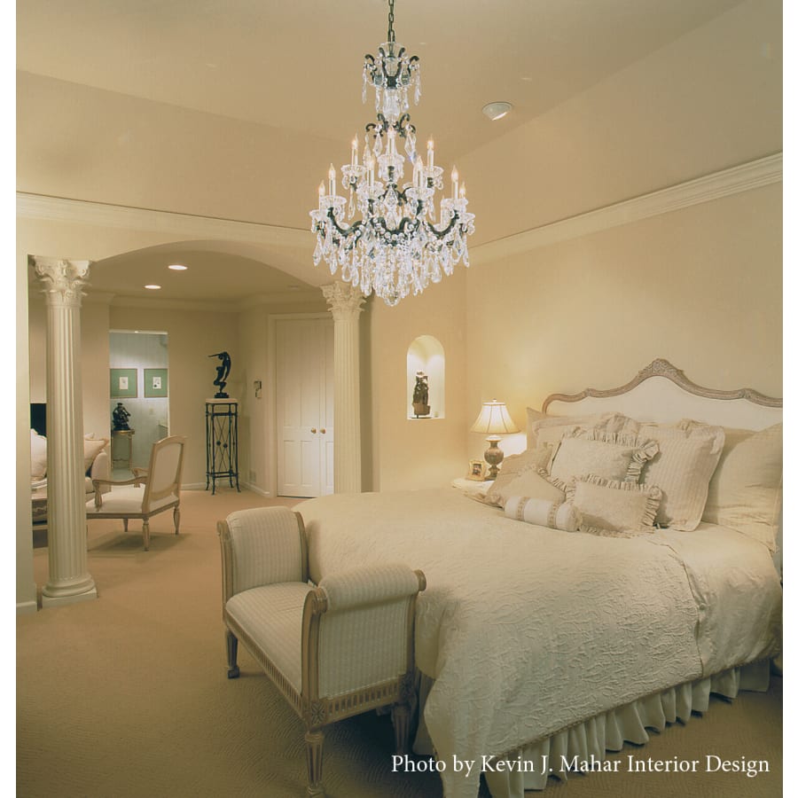 Schonbek La Scala 12 Light 33" Wide Crystal Chandelier