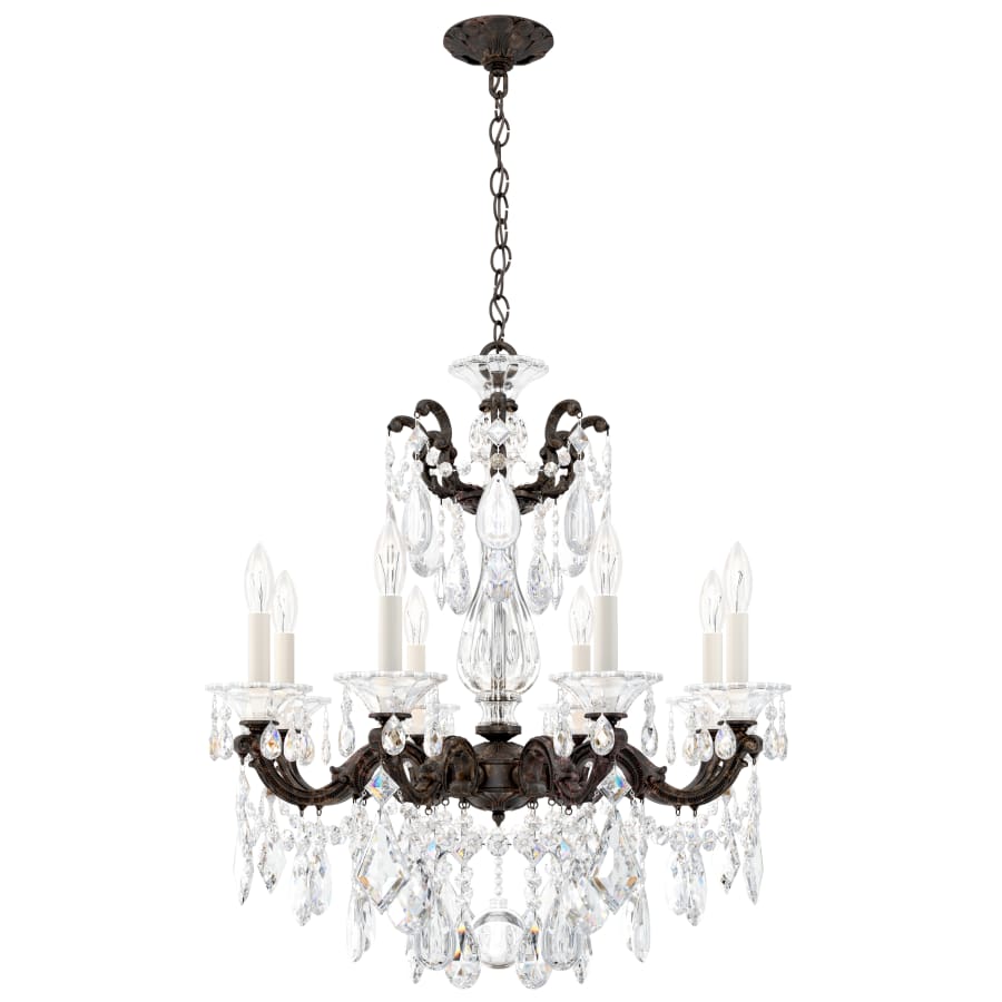 Schonbek La Scala 8 Light 25" Wide Crystal Chandelier