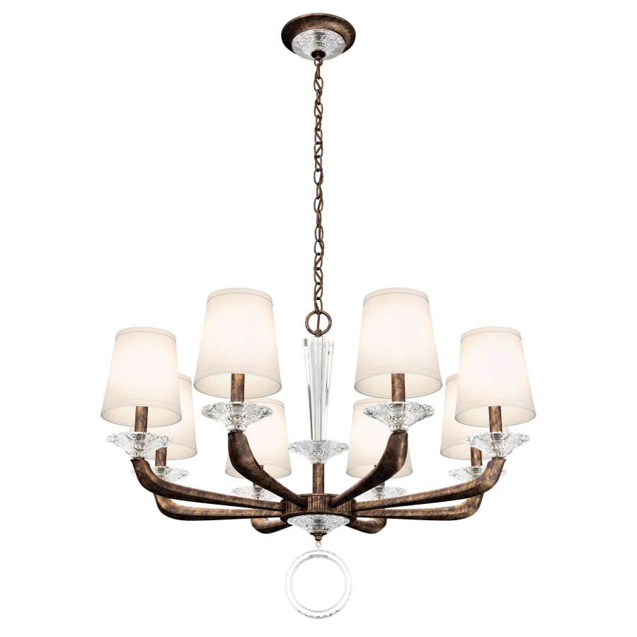 Schonbek Emilea 8 Light 33" Wide Crystal Chandelier with Swarovski Optic Crystals