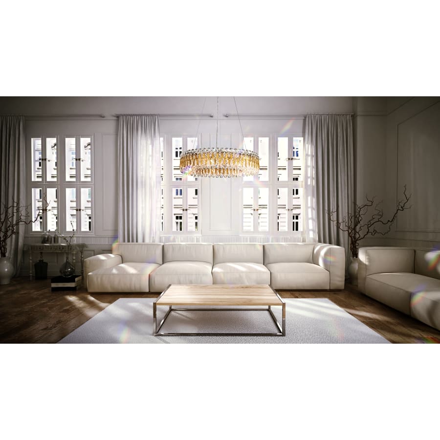 Schonbek Sarella 12 Light 24" Wide Crystal Pendant with Swarovski Crystals