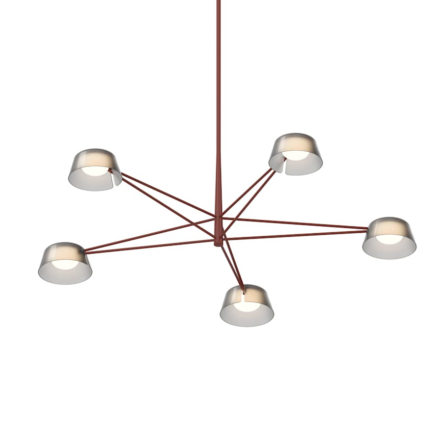 Sonneman Ray 45" Wide LED Round Chandelier