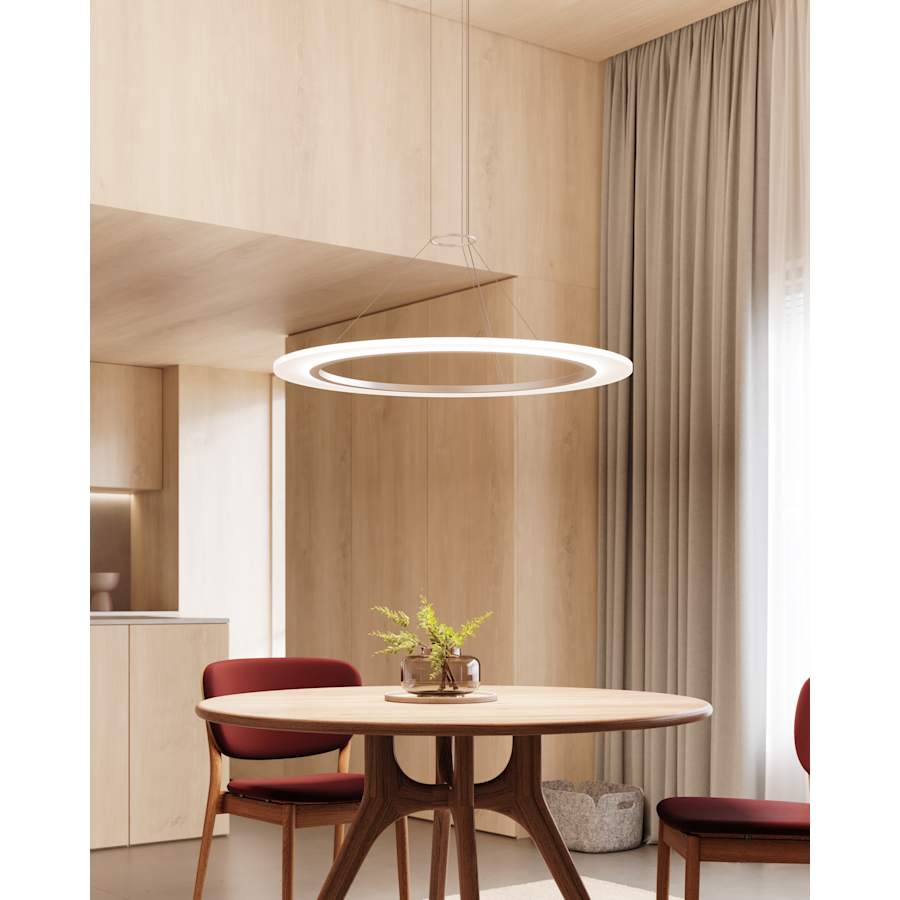 Sonneman Arctic Rings 31" Wide LED Suspension Pendant