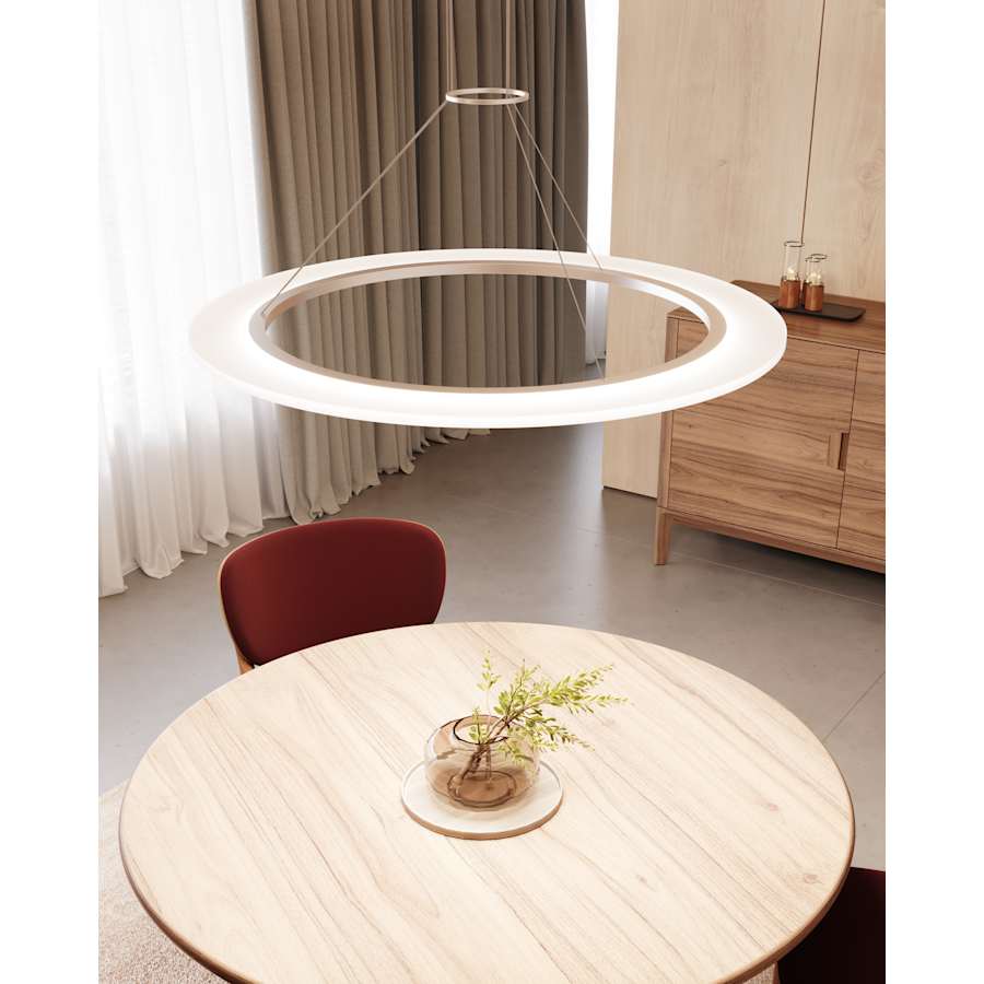 Sonneman Arctic Rings 31" Wide LED Suspension Pendant