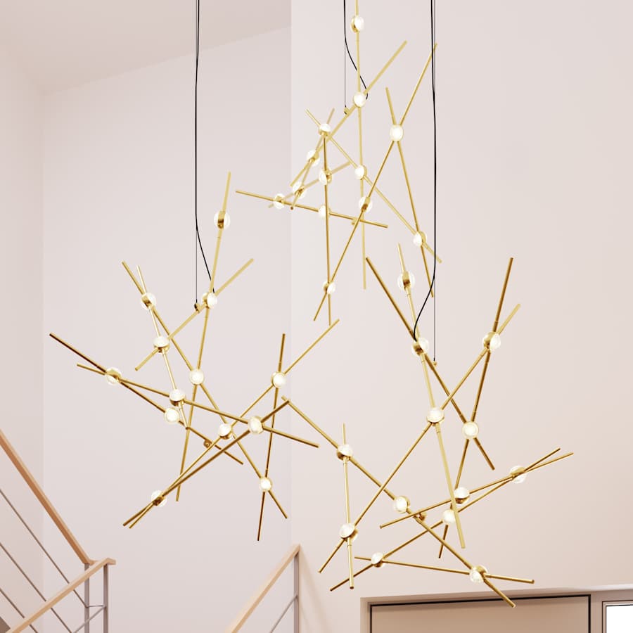 Sonneman Constellation 26" Wide Abstract Chandelier