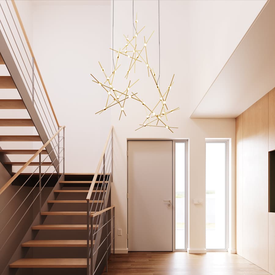 Sonneman Constellation 26" Wide Chandelier