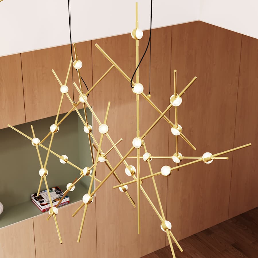Sonneman Constellation 26" Wide Chandelier