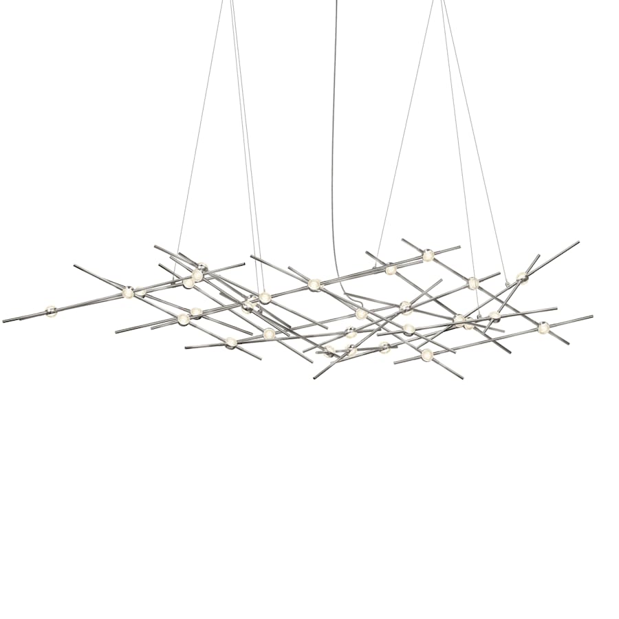 Sonneman Constellation Ursa Minor 25 Light 55" Wide LED Abstract Chandelier with Clear Acrylic Shades
