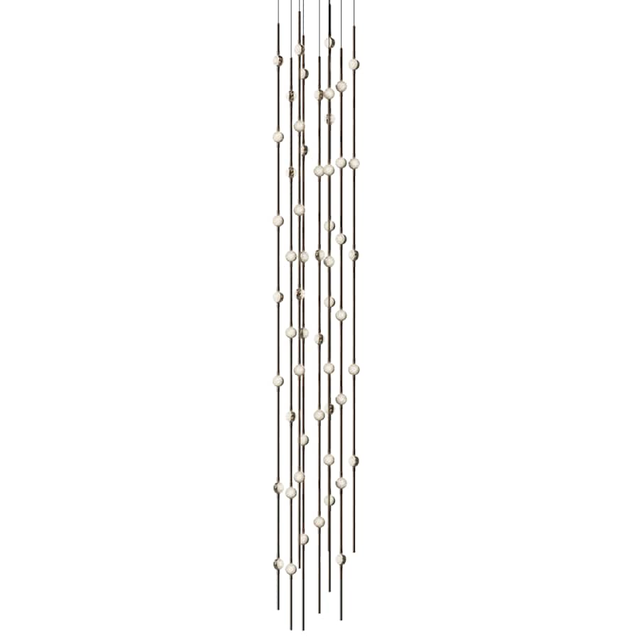 Sonneman Constellation 12" Wide Beaded Chandelier