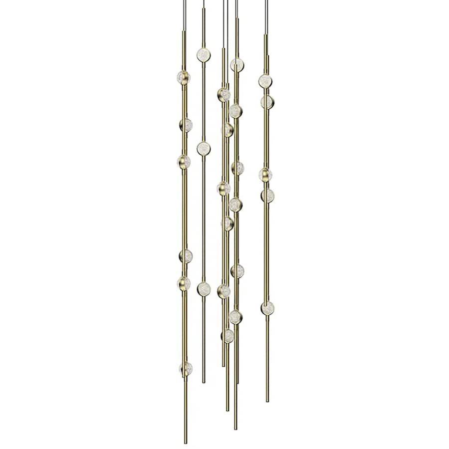 Sonneman Constellation Andromeda 26 Light 12" Wide LED Abstract Multi Light Pendant