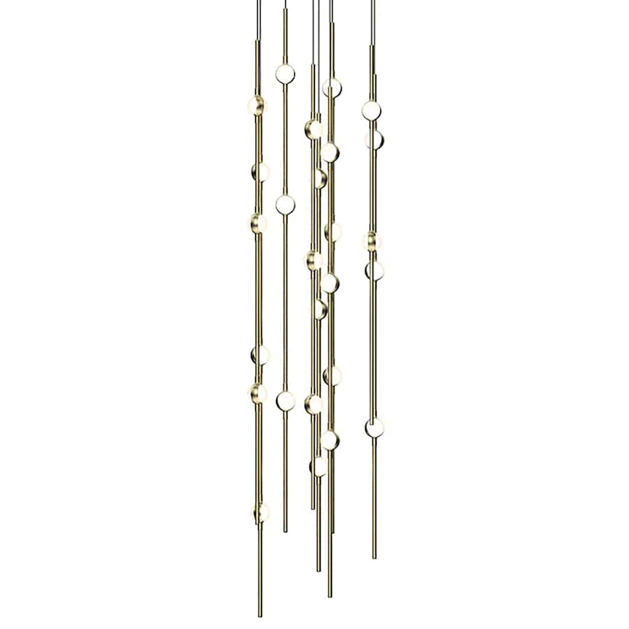 Sonneman Constellation Andromeda 26 Light 12" Wide LED Abstract Multi Light Pendant