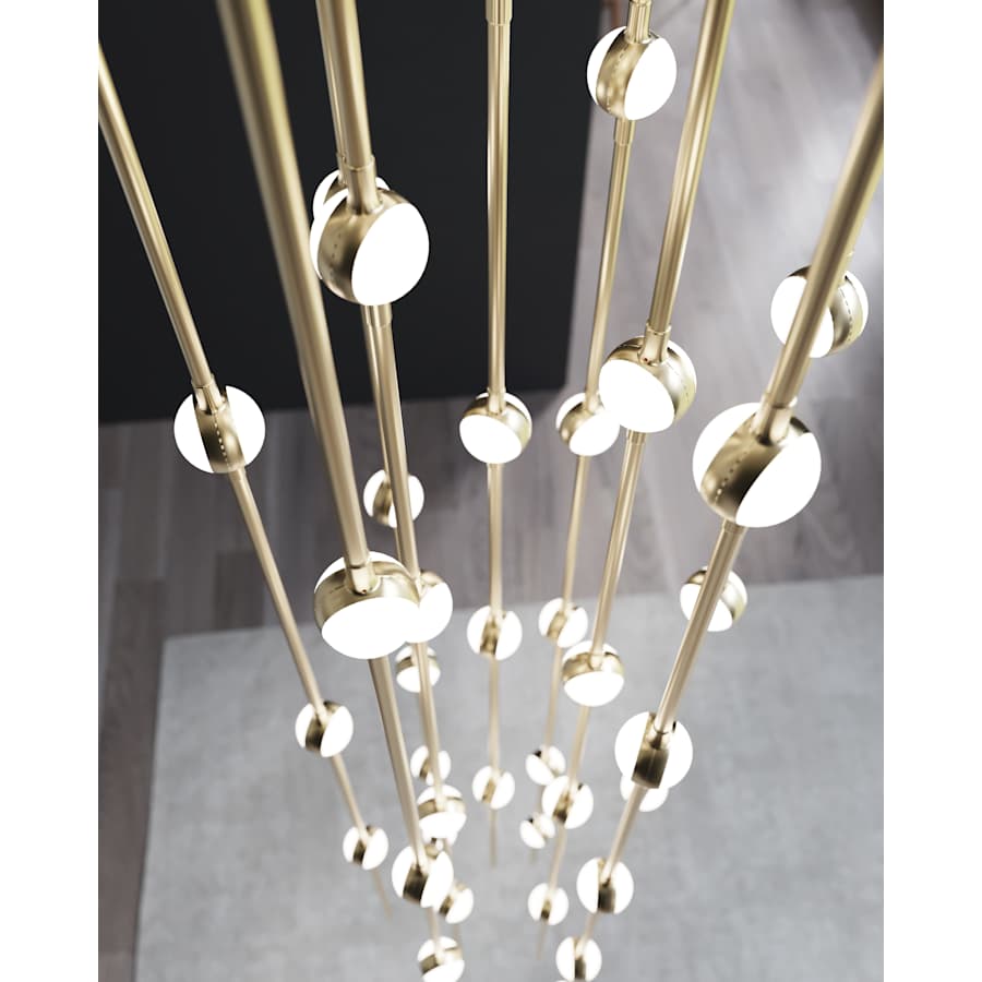 Sonneman Constellation 12" Wide Beaded Chandelier