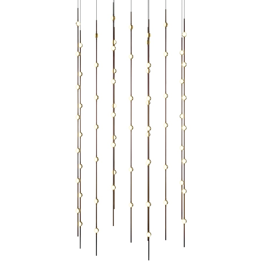 Sonneman Constellation 36" Wide Beaded Chandelier