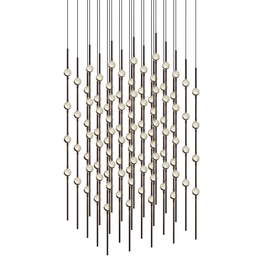 Sonneman Constellation 21" Wide Beaded Chandelier