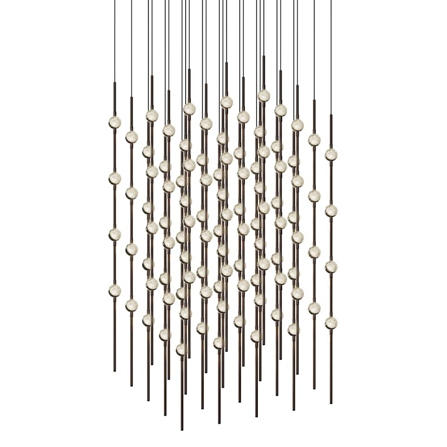 Sonneman Constellation 21" Wide Beaded Chandelier