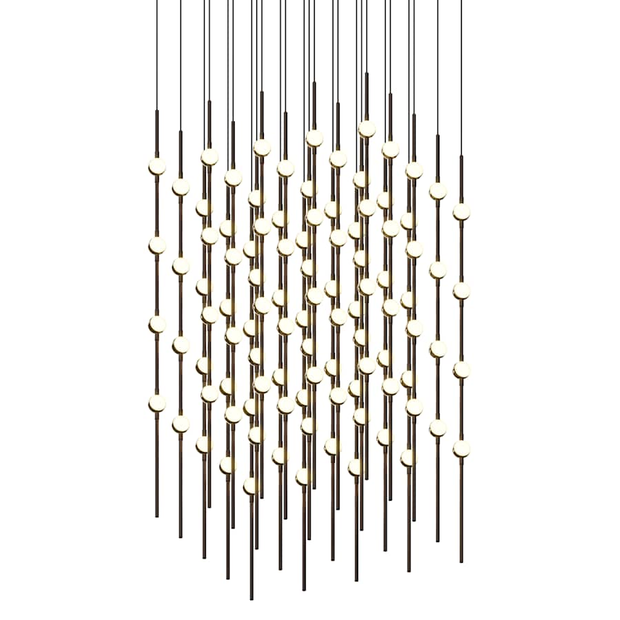 Sonneman Constellation 21" Wide Beaded Chandelier
