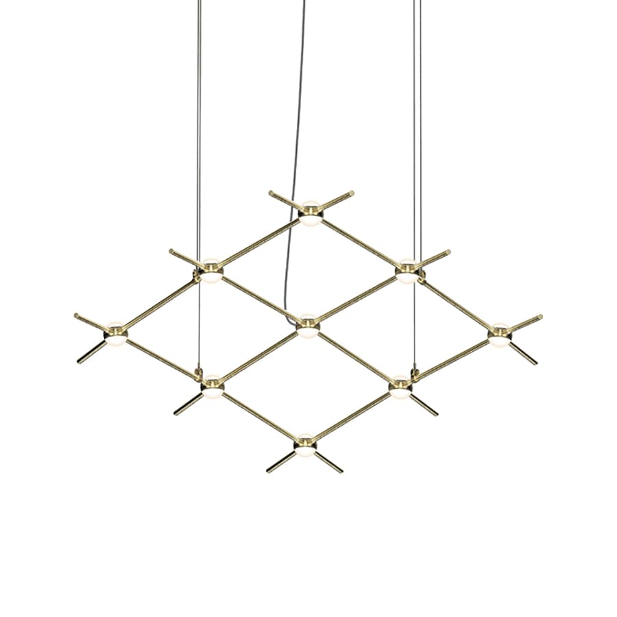 Sonneman Constellation 67" Wide Abstract Chandelier