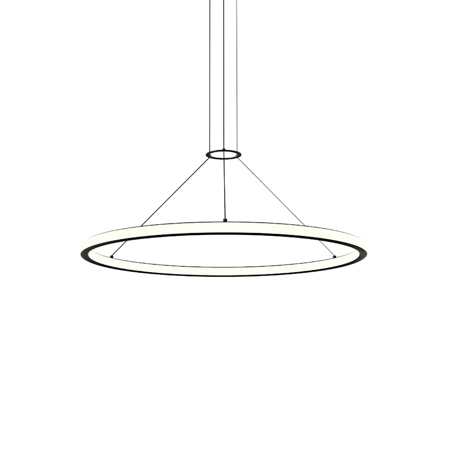 Sonneman Luna 38" Wide LED Ring Chandelier - 3000K