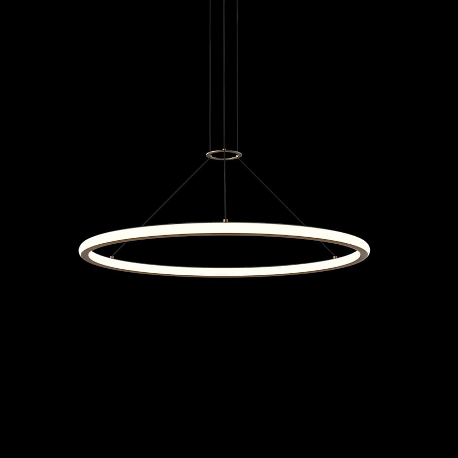 Sonneman Luna 38" Wide LED Ring Chandelier - 2700K