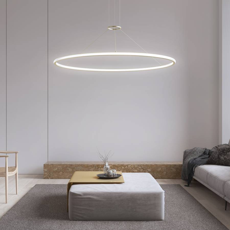 Sonneman Luna 38" Wide LED Ring Chandelier - 2700K