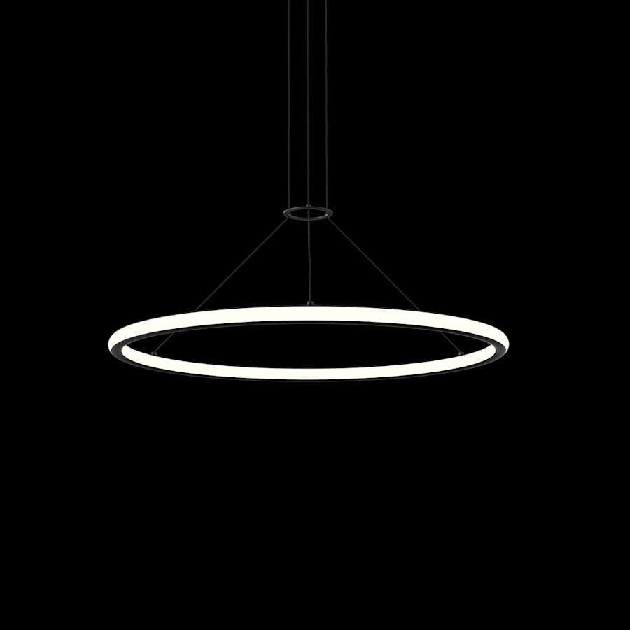 Sonneman Luna 38" Wide LED Ring Chandelier - 2700K