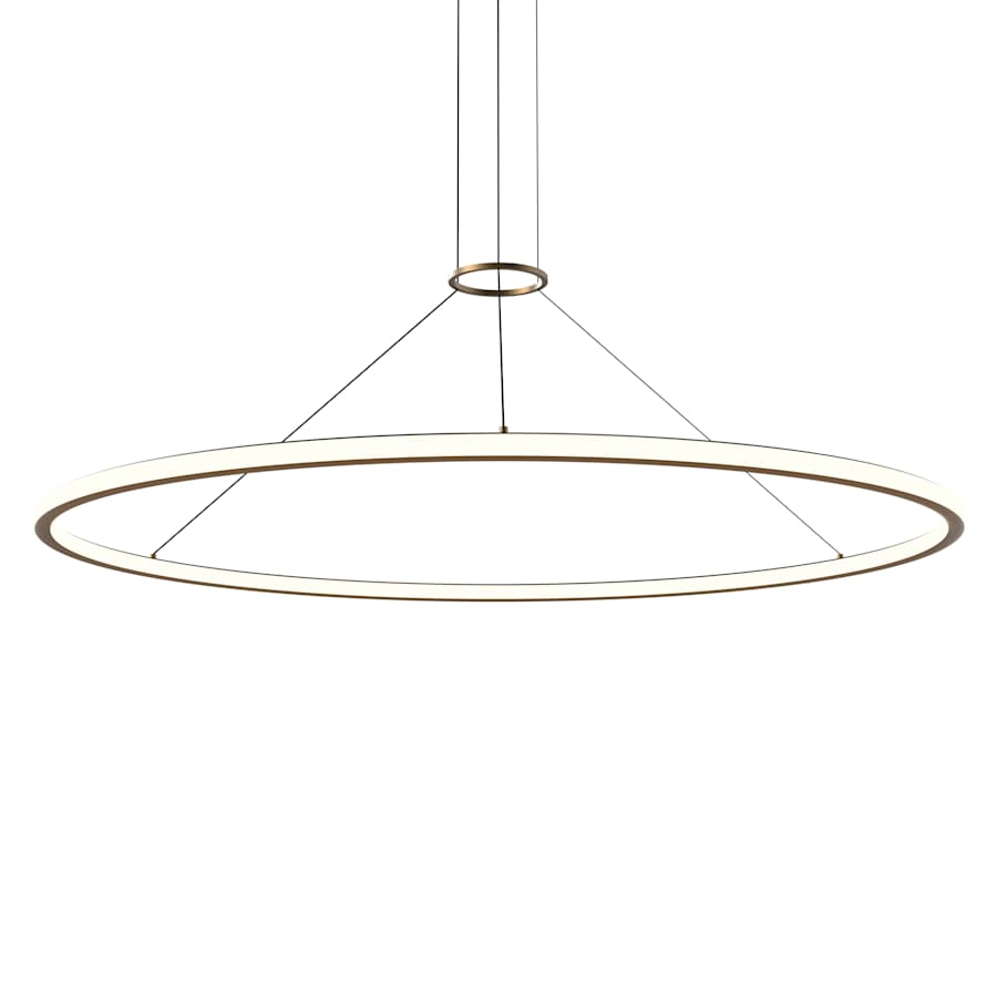 Sonneman Luna 62" Wide LED Ring Chandelier - 3000K