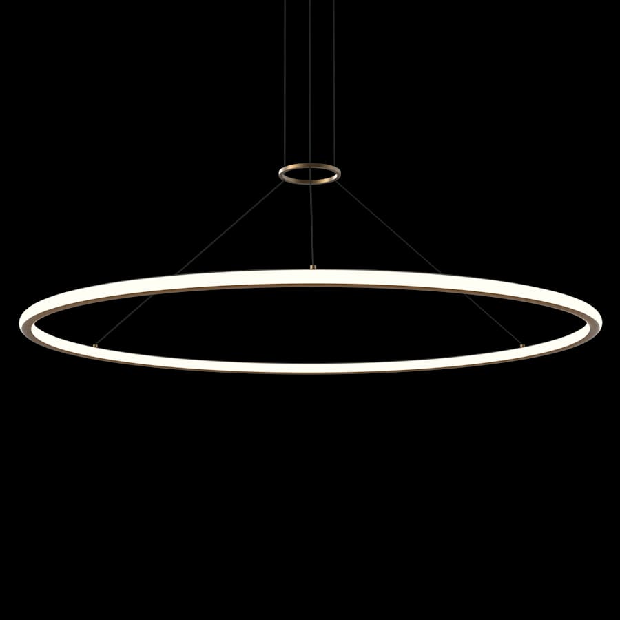 Sonneman Luna 62" Wide LED Ring Chandelier - 3500K
