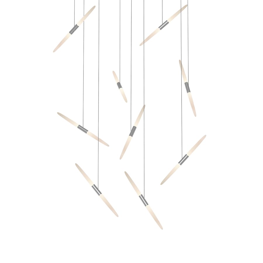 Sonneman Ballet 41' Wide 9 Light Chandelier