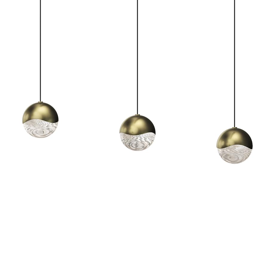 Sonneman Grapes 3 Light 38" Wide LED Suspension Linear Pendant