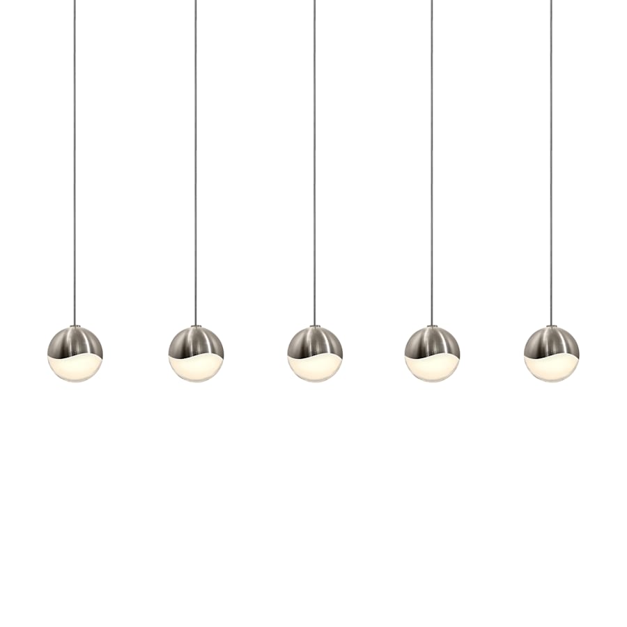 Sonneman Grapes 5 Light 37" Wide LED Suspension Linear Pendant