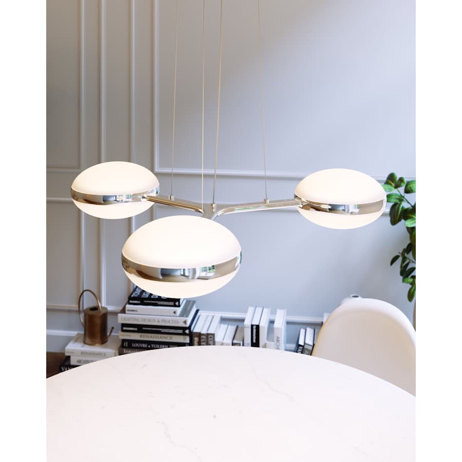 Sonneman Pillows 6 Light 36" Wide LED Suspension Pendant