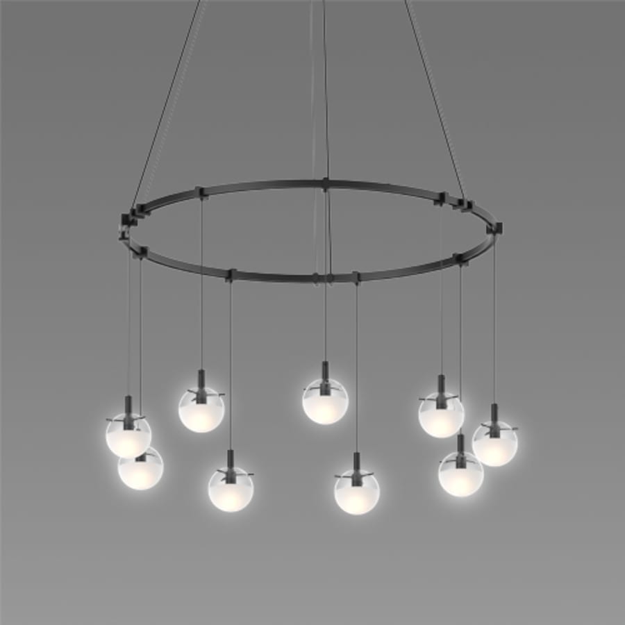 Sonneman Suspenders LED Single Ring Multi Light Pendant