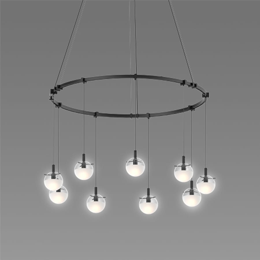 Sonneman Suspenders LED Single Ring Multi Light Pendant