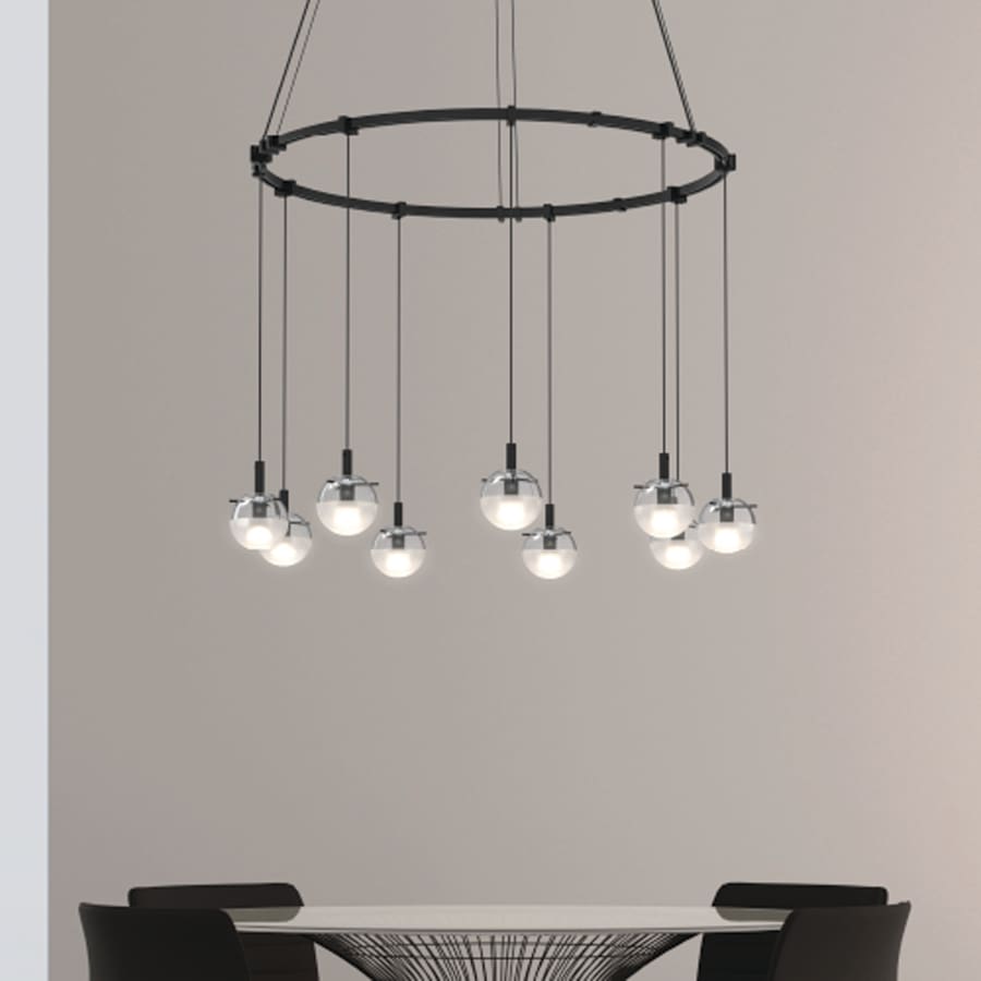 Sonneman Suspenders LED Single Ring Multi Light Pendant