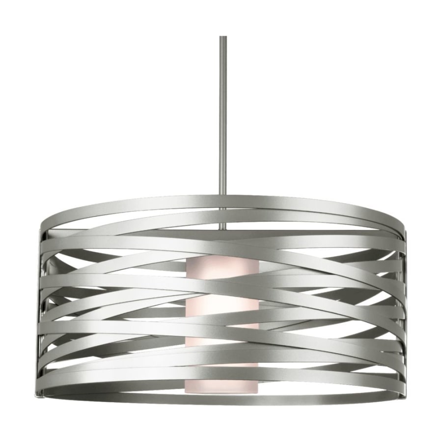Hammerton Studio Tempest Single Light 24" Wide Drum Chandelier - Medium (E26) with Frosted Glass Shade