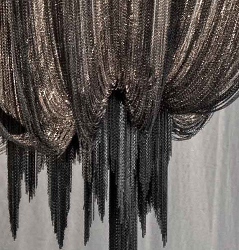 Tiered Crystal Cascade Chandelier