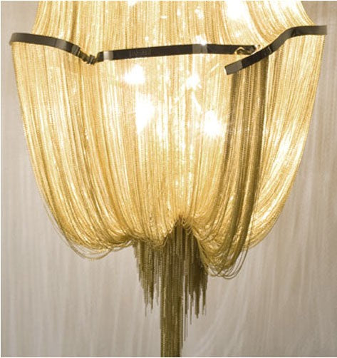 Tiered Crystal Cascade Chandelier
