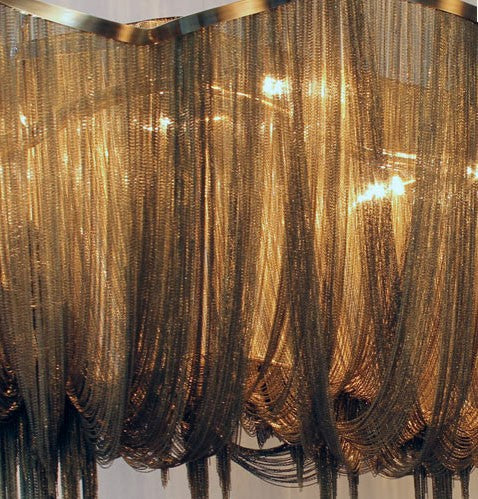 Tiered Crystal Cascade Chandelier