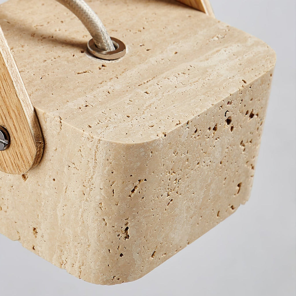 Travero Arc Stone Pendant Light