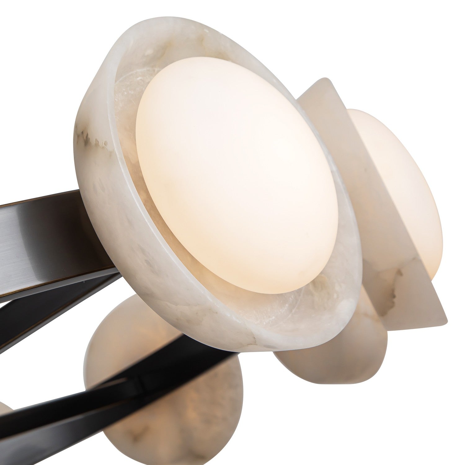 Urban Bronze Linear Halo LED Chandelier