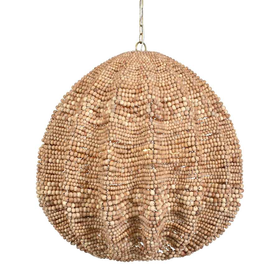 Uttermost Kauri 5 Light 30" Wide Wood Pendant