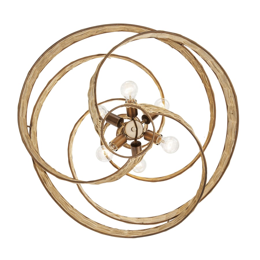 Varaluz Flow 6 Light 26" Wide Abstract Chandelier