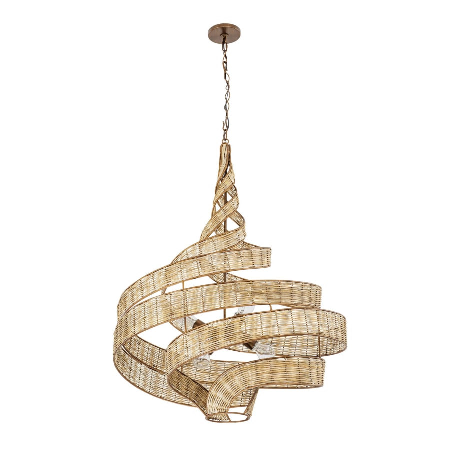 Varaluz Flow 6 Light 30" Wide Abstract Chandelier