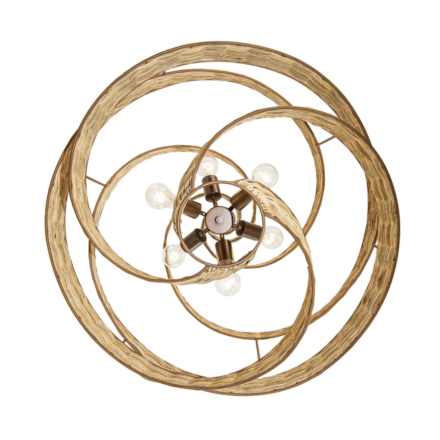 Varaluz Flow 6 Light 30" Wide Abstract Chandelier