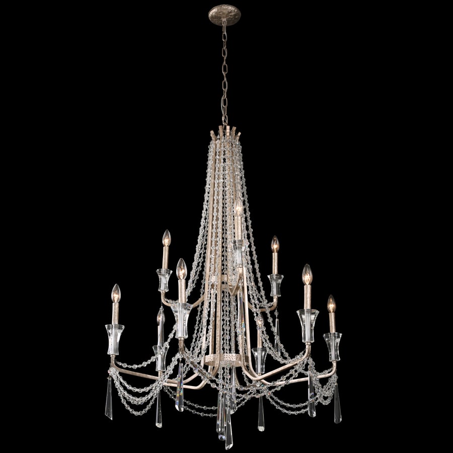 Varaluz Barcelona 9 Light 35" Wide Crystal Chandelier