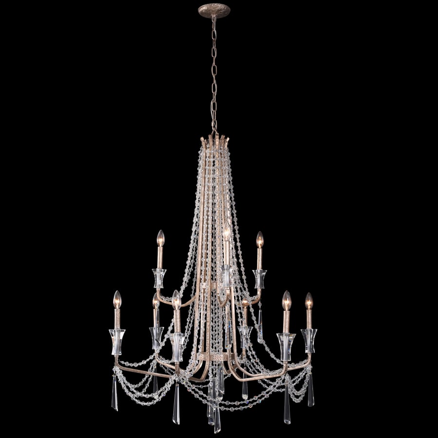 Varaluz Barcelona 9 Light 35" Wide Crystal Chandelier