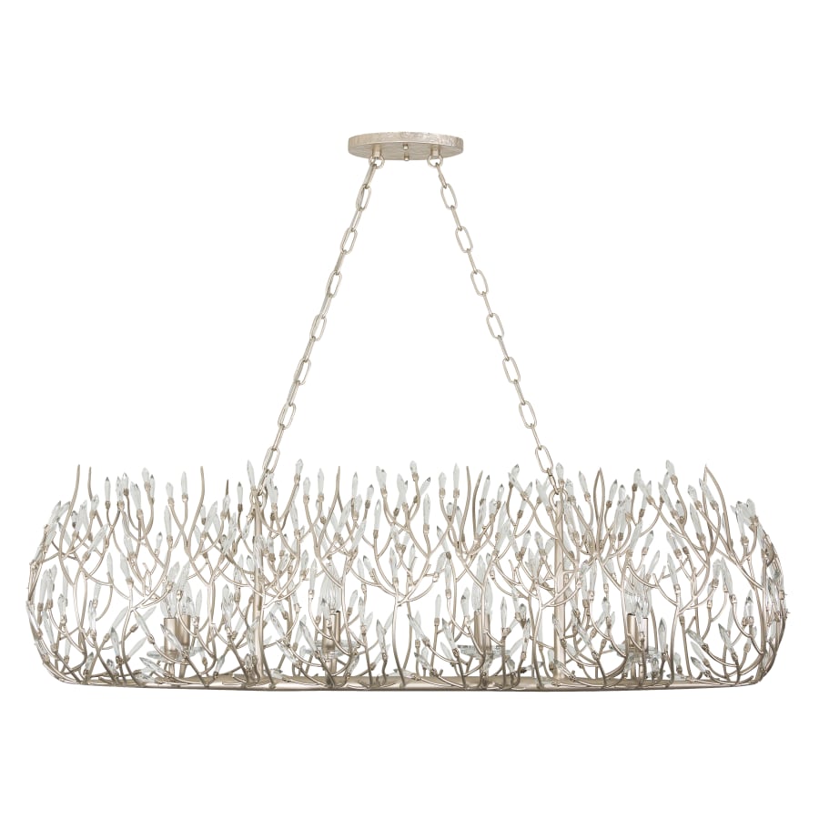Varaluz Bask 8 Light 48" Wide Crystal Linear Pendant