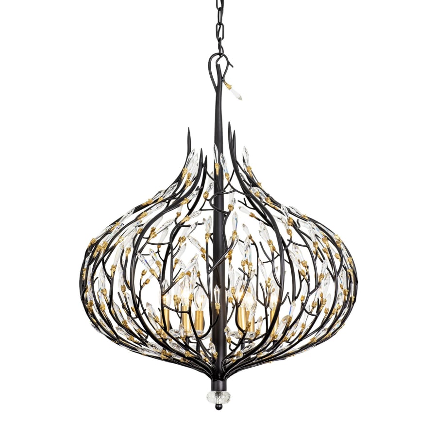 Varaluz Bask 6 Light 27" Wide Crystal Abstract Chandelier
