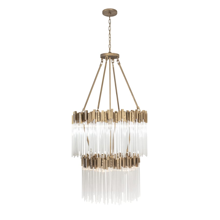 Varaluz Matrix 14 Light 30" Wide Waterfall Chandelier
