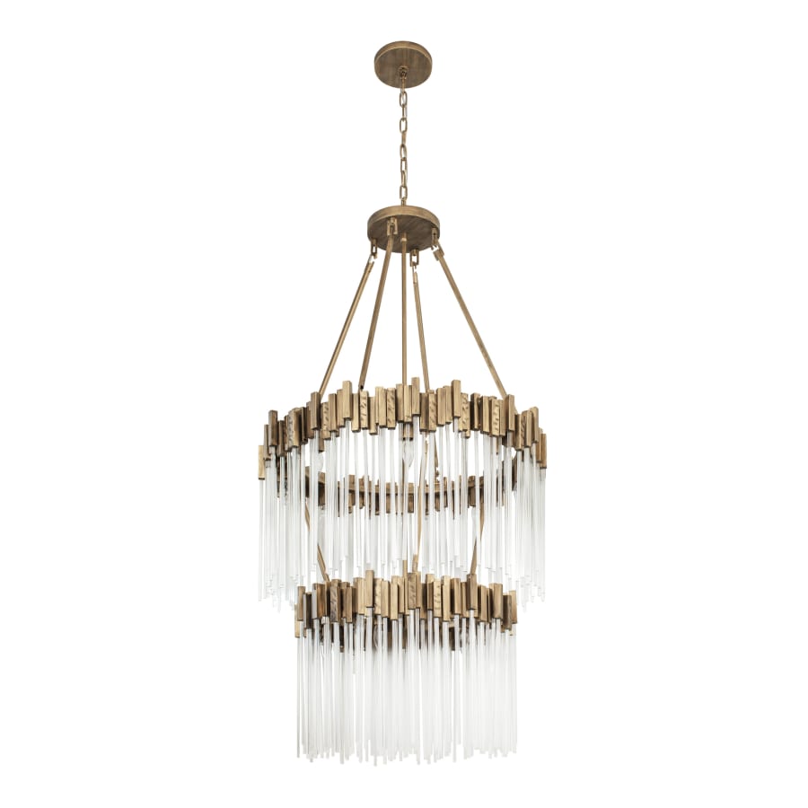Varaluz Matrix 14 Light 30" Wide Waterfall Chandelier